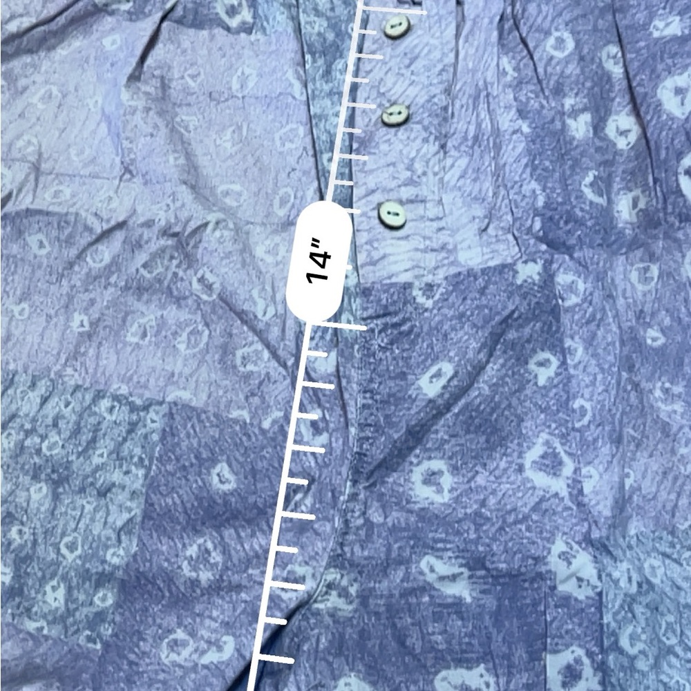 Free People Lavender Patchwork Pajama Bottoms M - Picture 4 of 6
